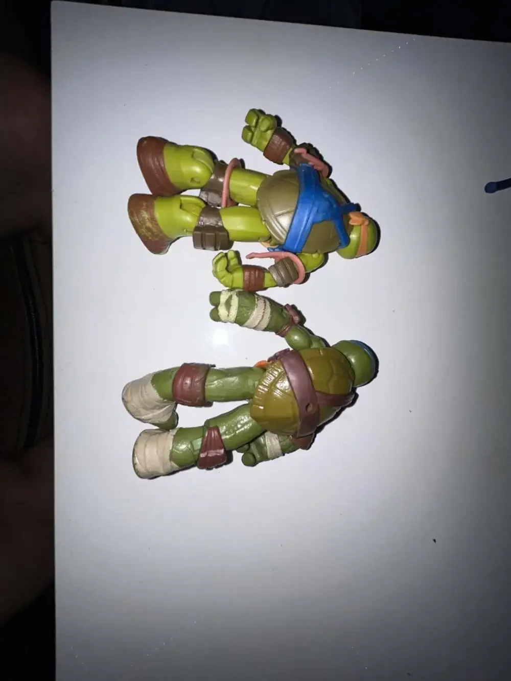 Teenage Mutant Ninja Turtles Action Figures Lot of 2 Viacom Playmates